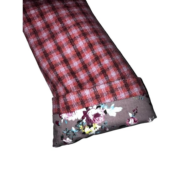 NEW Sundance Women's Blazer S Floral Lining Mauve Plaid 2-Button Office Business - Picture 6 of 8